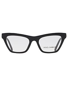 Dolce and Gabbana 51 mm Black Eyeglass Frames