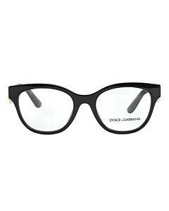 Dolce and Gabbana 51 mm Black Eyeglass Frames