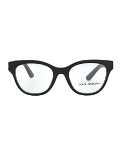 Dolce and Gabbana 51 mm Matte Black Eyeglass Frames