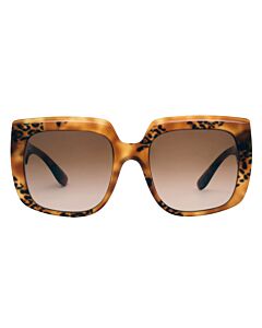 Dolce and Gabbana 54 mm Havana Leopard Print Sunglasses