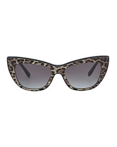 Dolce and Gabbana 54 mm Leopard Brown/Black Sunglasses