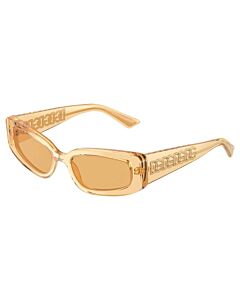 Dolce and Gabbana 54 mm Orange Transparent Sunglasses