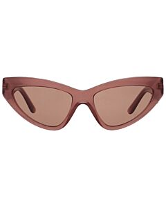 Dolce and Gabbana 55 mm Transparent Caramel Sunglasses