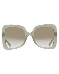 Dolce and Gabbana 56 mm Milky Green Sunglasses
