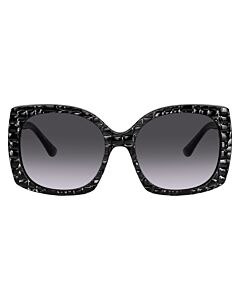 Dolce And Gabbana 58 mm Black Texture Cocco Sunglasses