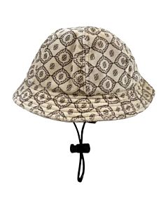 Drole De Monsieur Men's Ecru Le Bob Printed Bucket Hat
