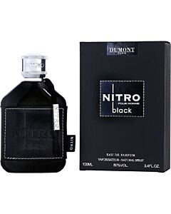 Dumont Men's Nitro Black Intense EDP Spray 3.4 oz Fragrances 3760060764164