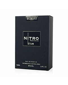 Dumont Men's Nitro Blue EDP Spray 3.4 oz Fragrances 3760060761897