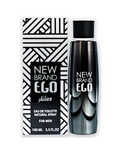Ego Silver by New Brand for Men - 3.3 oz EDT Spray