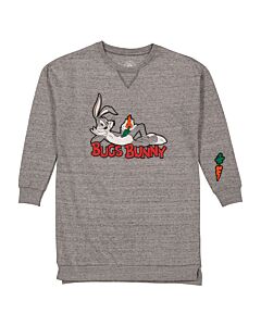 Eleven Paris Ladies Gray Bugs Bunny Dress Shirt