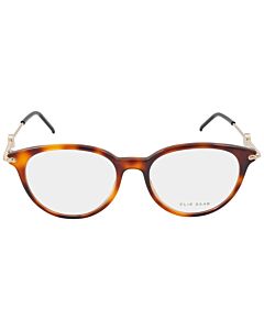 Elie Saab 49 mm Havana;Gold Eyeglass Frames