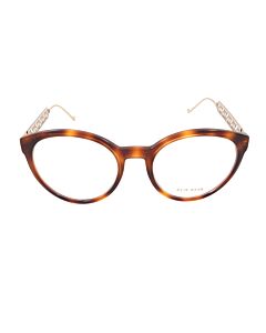 Elie Saab 51 mm Havana Eyeglass Frames