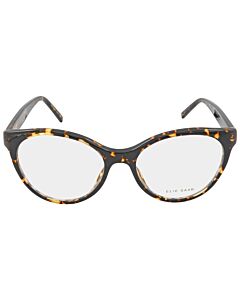 Elie Saab 51 mm Havana Eyeglass Frames
