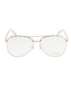 Elie Saab 58 mm Gold Copper Eyeglass Frames