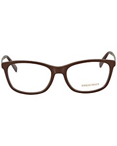 Emilio Pucci 54 mm Brown Eyeglass Frames