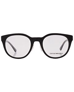 Emporio Armani 51 mm Shiny Black Eyeglass Frames