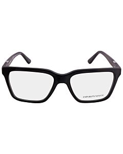 Emporio Armani 54 mm Matte Black Eyeglass Frames