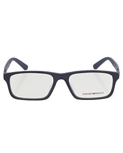 Emporio Armani 54 mm Matte Blue Eyeglass Frames