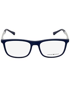 Emporio Armani 55 mm Rubber Blue Eyeglass Frames