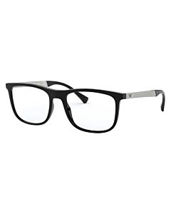 Emporio Armani 55 mm Shiny Black Eyeglass Frames