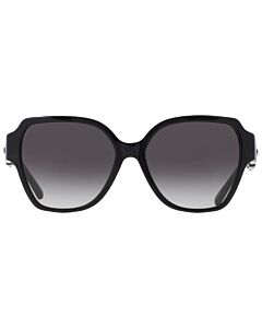 Emporio Armani 56 mm Shiny Black Sunglasses