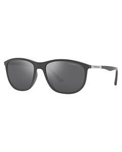 Emporio Armani 58 mm Matte Grey Sunglasses