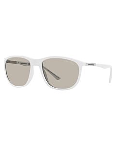 Emporio Armani 58 mm Matte White Sunglasses