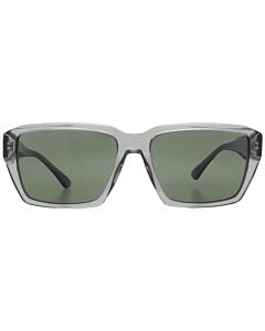 Emporio Armani 58 mm Shiny Transparent Green Sunglasses