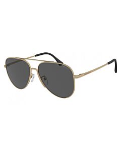 Emporio Armani 60 mm Matte Gold Sunglasses