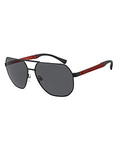 Emporio Armani 61 mm Matte Black Sunglasses