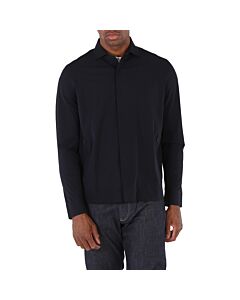 Emporio Armani Men's Black Long Sleeve Travel Shirt