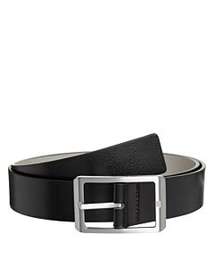 Emporio Armani Reversible And Adjustable Leather Belt, Size 110 cm