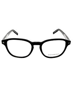 Ermenegildo Zegna 52 mm Shiny Black Eyeglass Frames