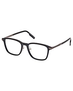 Ermenegildo Zegna 53 mm Shiny Black Eyeglass Frames