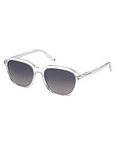 Ermenegildo Zegna 55 mm Shiny Crystal Sunglasses