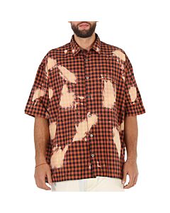 Etudes Men's Check Illusion Cotton Shirt