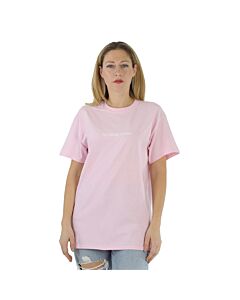 F.A.M.T. Ladies T-Shirt Pink Tee "No Social Media"