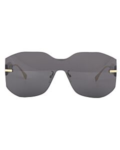 Fendi 00 mm Gold Sunglasses