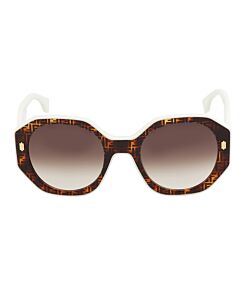 Fendi 54 mm Coloured Havana Sunglasses