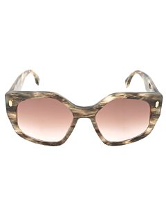 Fendi 55 mm Black Horn Sunglasses