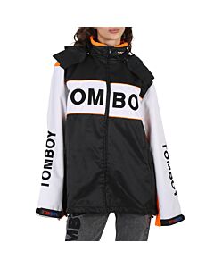 Filles A Papa Ladies Black Oversized Parka With Hood