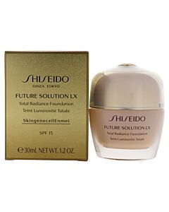 Future Solution LX Total Radiance Foundation SPF 15 - 4 Golden by Shiseido for Women - 1.2 oz Foundation