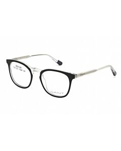 Gant 49 mm Black/Clear Eyeglass Frames