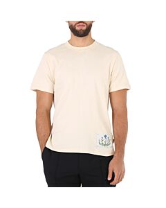 GCDS Men's Whitecup Grey Roses Logo-Print T-Shirt