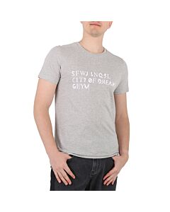 GEYM Men's Gray Graphic T-Shirt