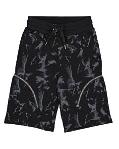 Givenchy Kids Zip Detail Camouflage Bermuda Shorts