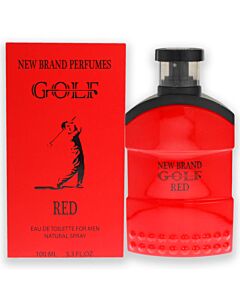 Golf Red by New Brand for Men - 3.3 oz EDT Spray