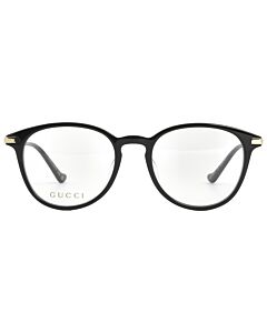 Gucci 51 mm Black/Gold Eyeglass Frames