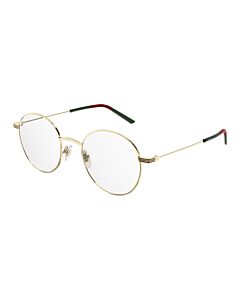 Gucci 51 mm Gold Eyeglass Frames