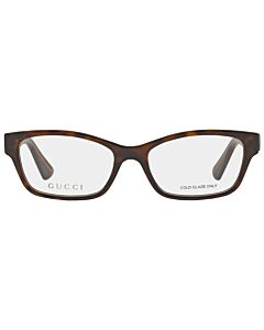 Gucci 51 mm Havana Eyeglass Frames